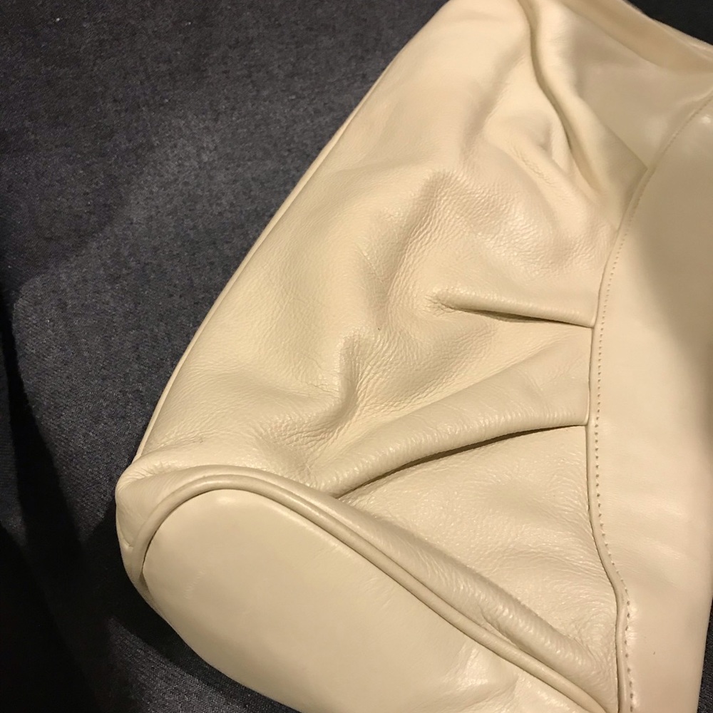 LAUREN MERKIN Buttercream Leather Oversize Clutch - Picture 3 of 4